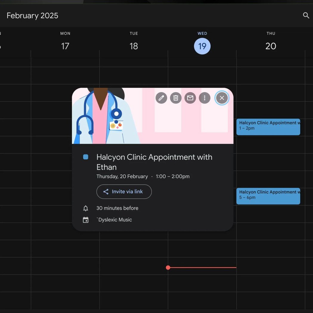 Clinic Appointment Confirmation Email