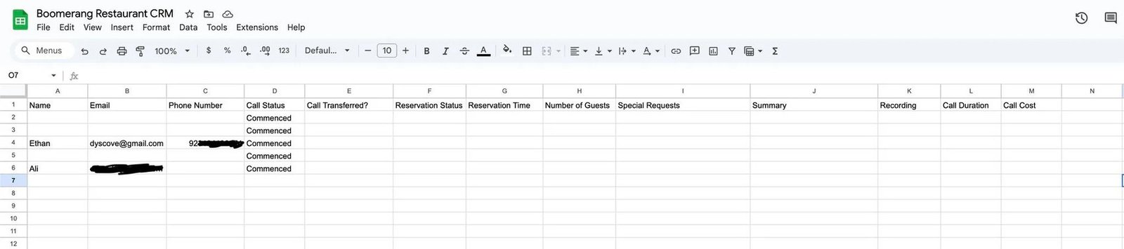 Google Calendar Event Evidence